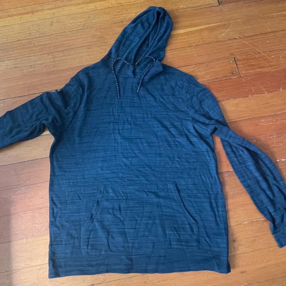 Urban pipeline waffle hoodie blue/black hoodie